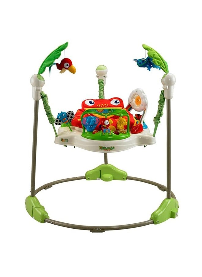 Musical Jumparoo Rainforest Bouncing Jumper Walker Activity Seat For Baby