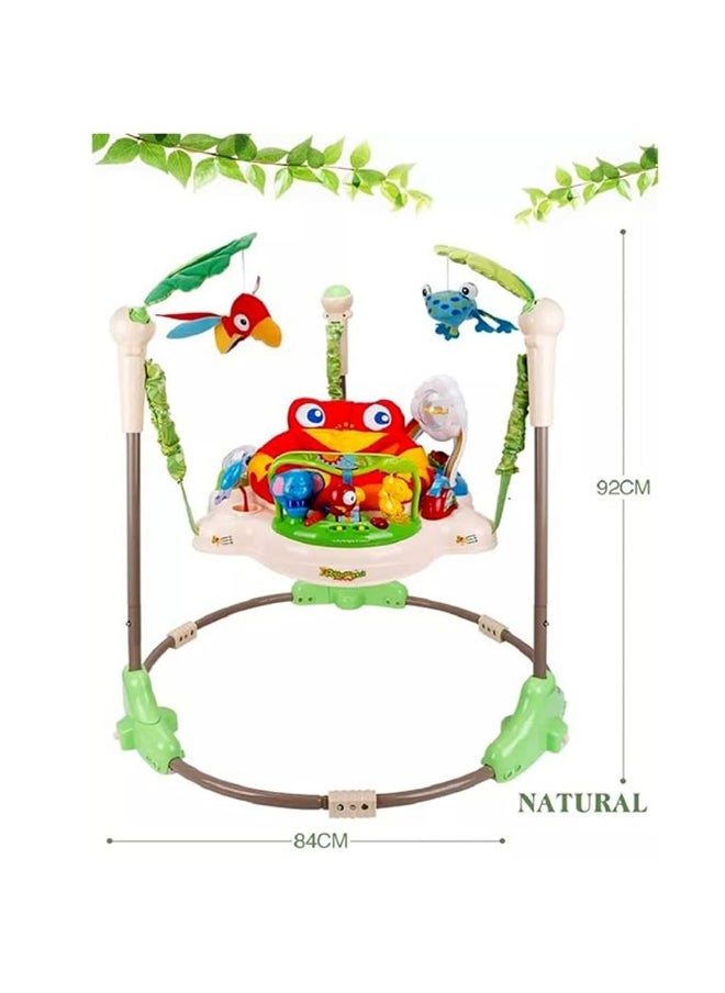 Musical Jumparoo Rainforest Bouncing Jumper Walker Activity Seat For Baby