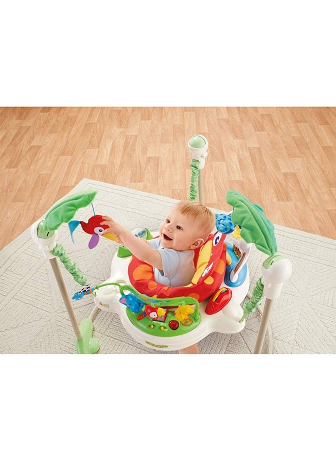 Musical Jumparoo Rainforest Bouncing Jumper Walker Activity Seat For Baby