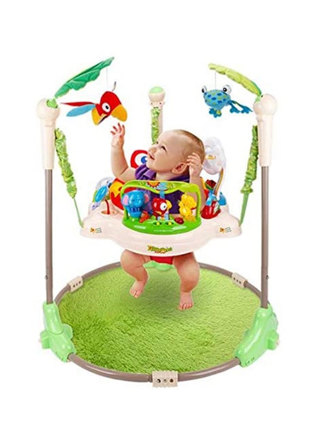 Musical Jumparoo Rainforest Bouncing Jumper Walker Activity Seat For Baby