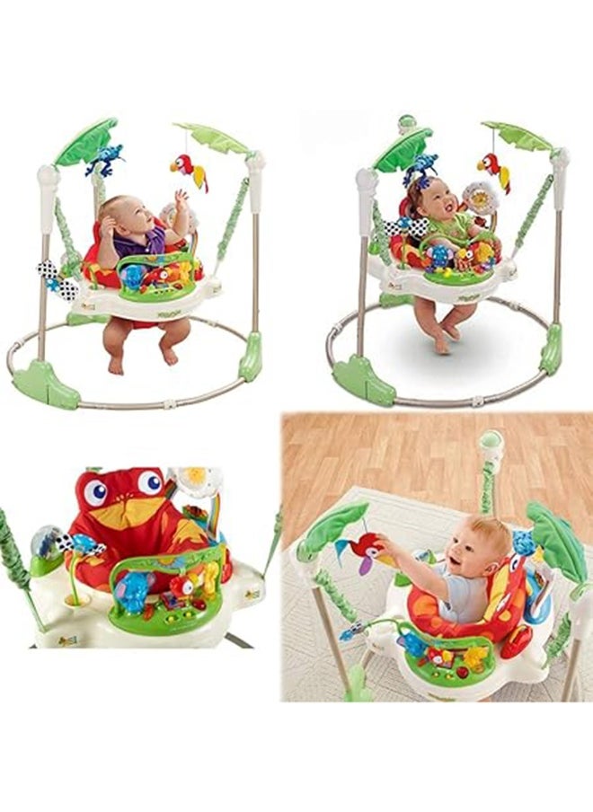 Jumparoo Rainforest Baby Bouncing Jumper Walker With Music And Lights, 9 - 12 Months