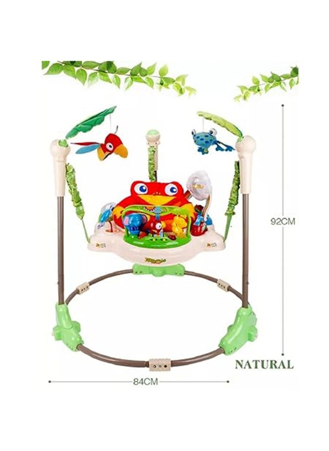 Jumparoo Rainforest Baby Bouncing Jumper Walker With Music And Lights, 9 - 12 Months