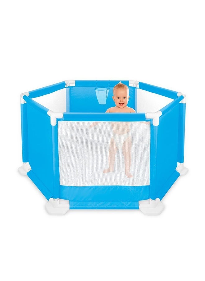 Child Safety Fence Ball Pit Tent Lightweight, Washable, Portable Blue Color With Durability