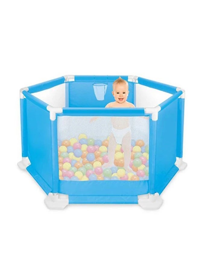 Child Safety Fence Ball Pit Tent Lightweight, Washable, Portable Blue Color With Durability