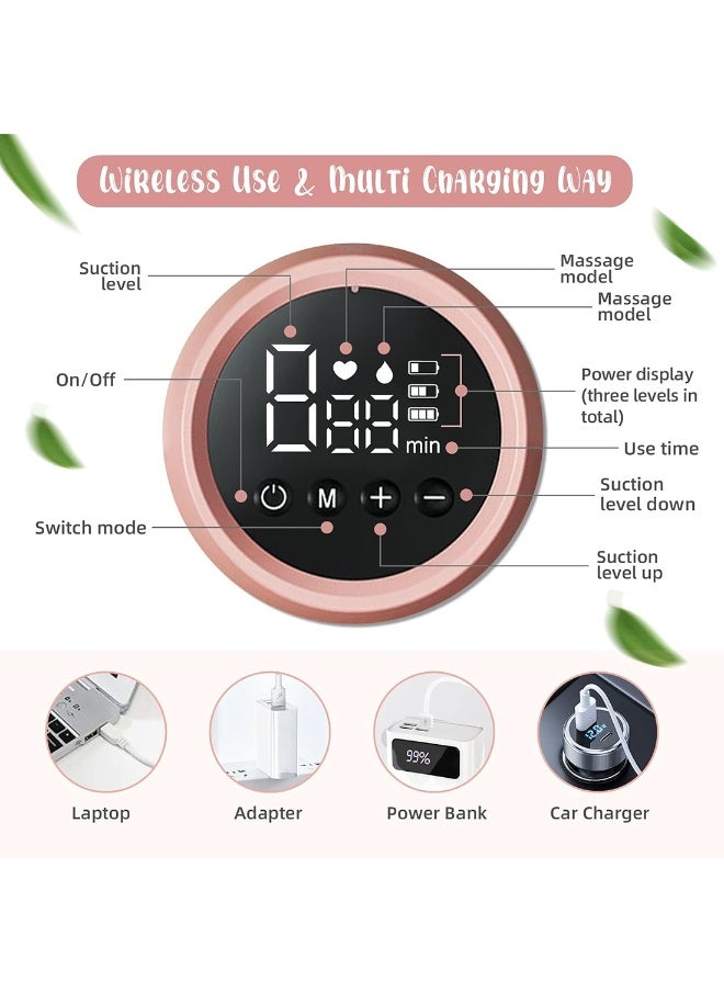 Portable Pain Free Big Suction Bilateral Electric Breast Pump, Rechargeable With LCD Screen