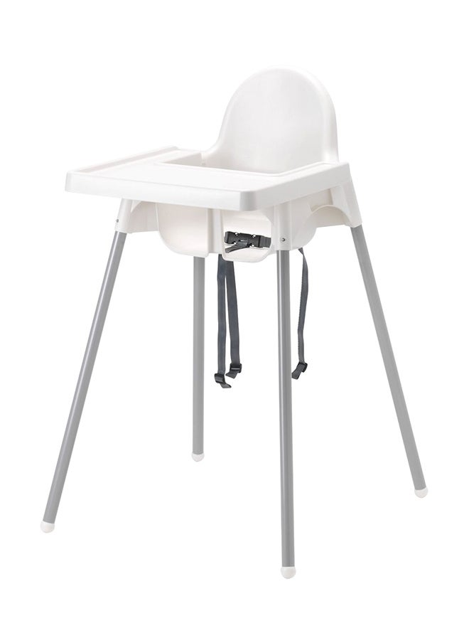 Adjustable High Chair With Tray