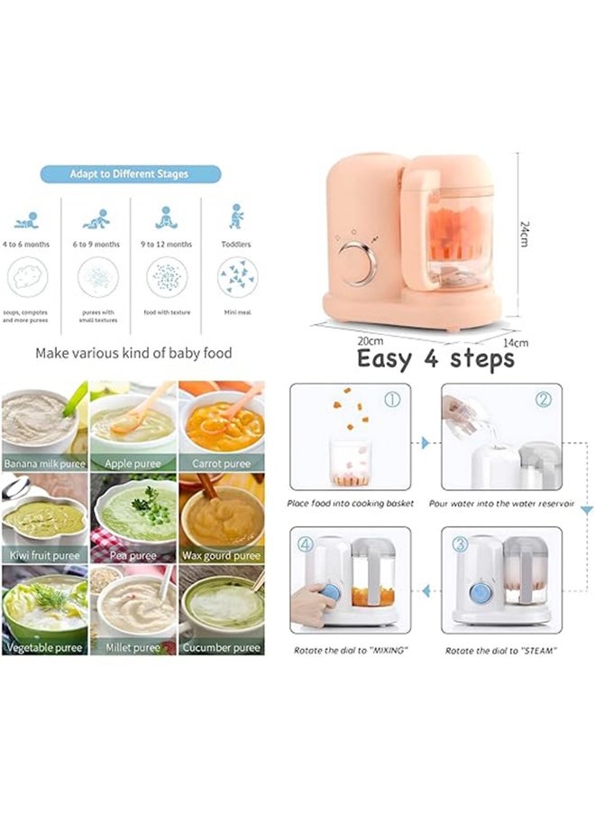 Shatterproof Electric Steam Multifunction Baby Food Processor