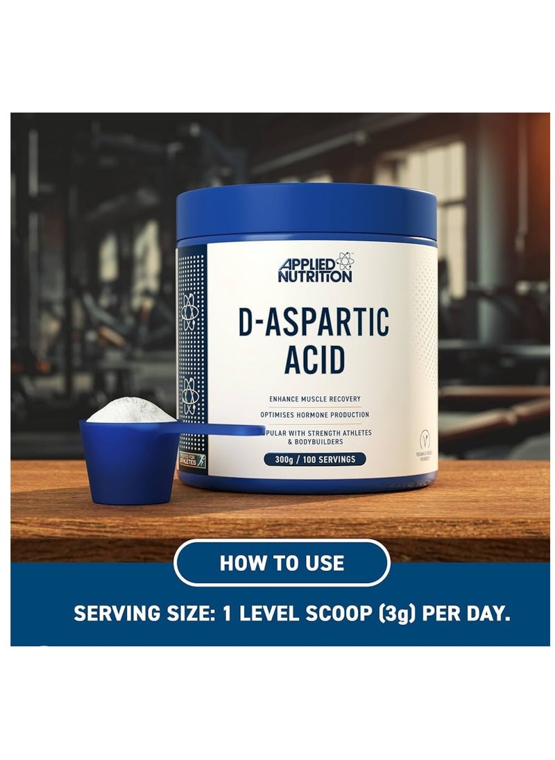 D-Aspartic Acid 3000mg, 300g Unflavored