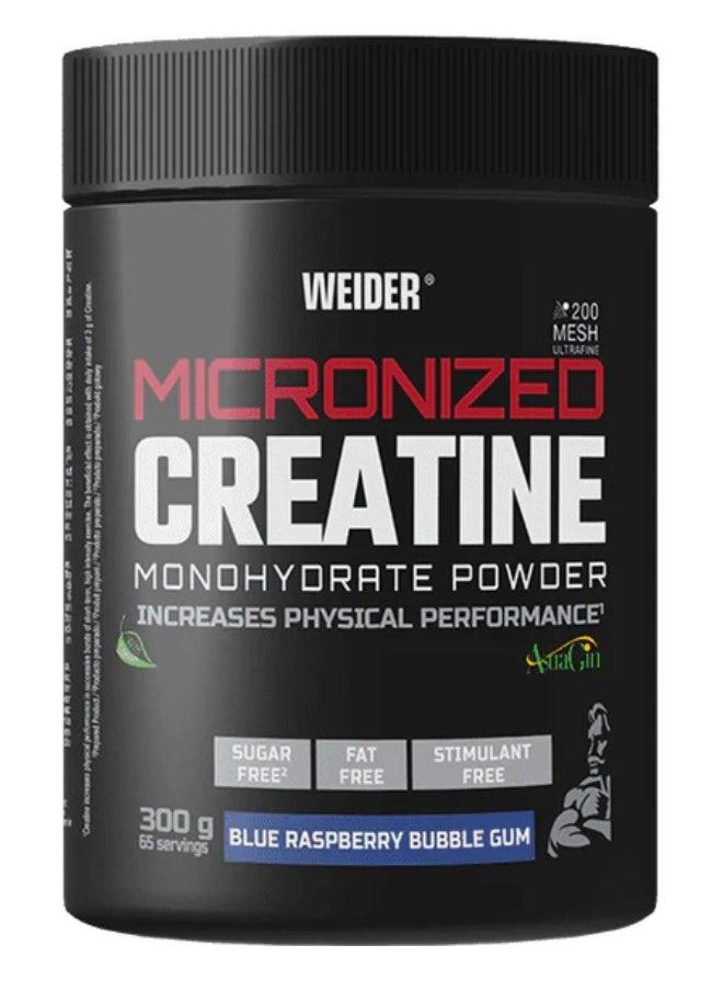 Micronized Creatine Blue Raspberry Flavor 300 Gram