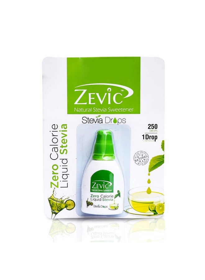 100% Natural Sugar Free Stevia Liquid Drops | Zero Calorie | Vegan | Keto & Diabetic Friendly | Sweetener Drops - 750 Servings (Pack Of 3)