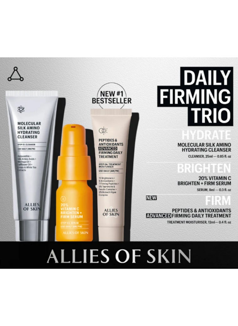 Allies of Skin Daily Firming Trio 25ml, 8ml, 12ml