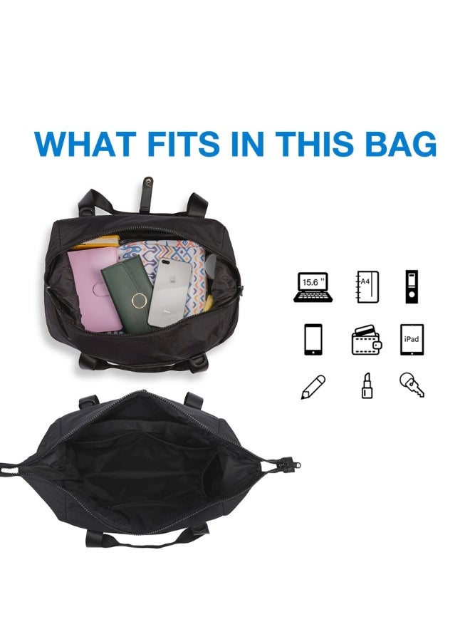 BAGSMART Black Zoraesque Duffel Black