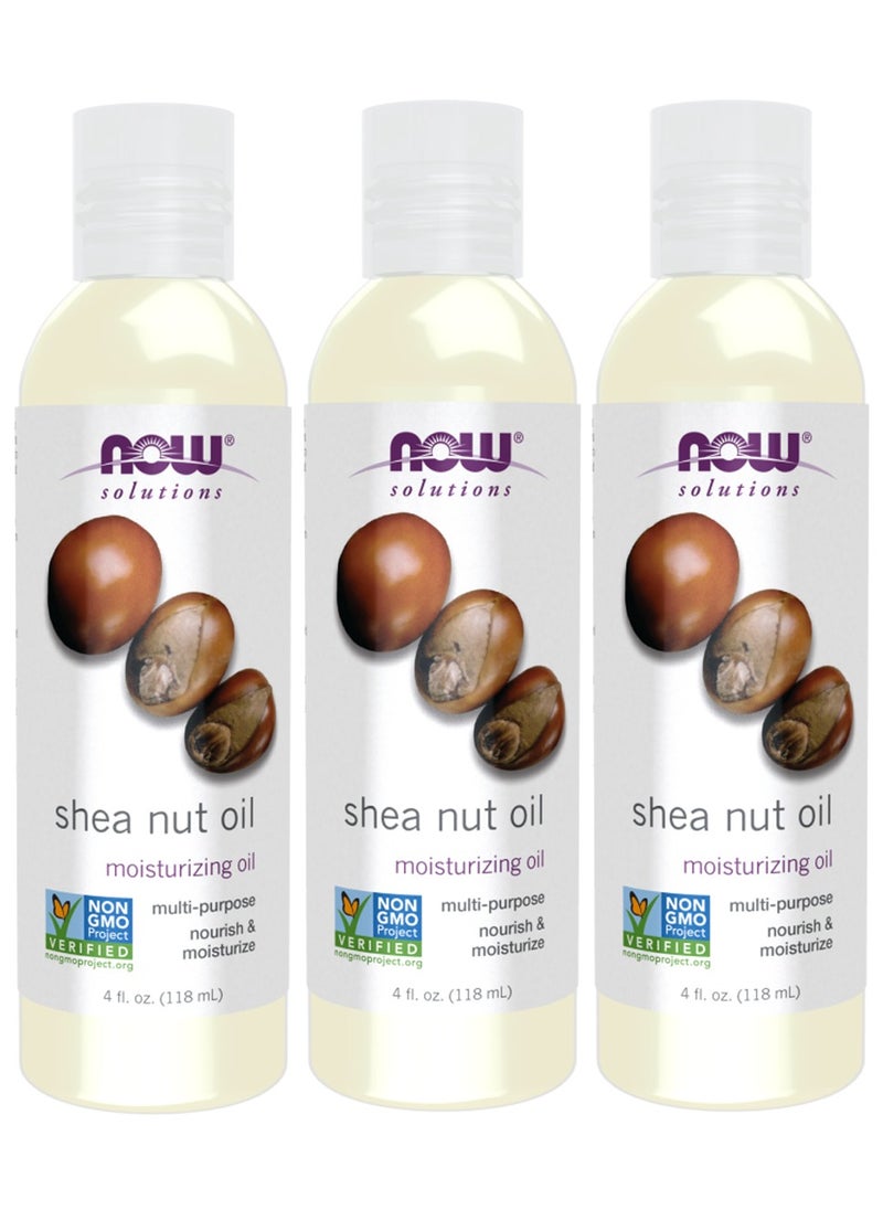 Shea Nut Moisturizing Oil 118ml (Pack of 3)