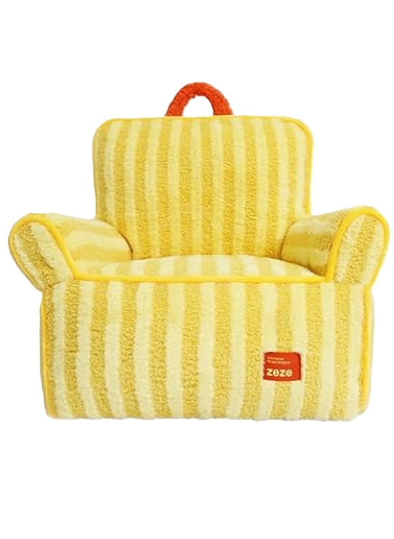 Cat Couch Bed Dog Sofa Cute Portable Cat Sleeping Bed Warm Nest Washable Dog Bed Non-slip Bottom Pet Bed Kennel Cat Dog Dog Rabbit Dog, Yellow