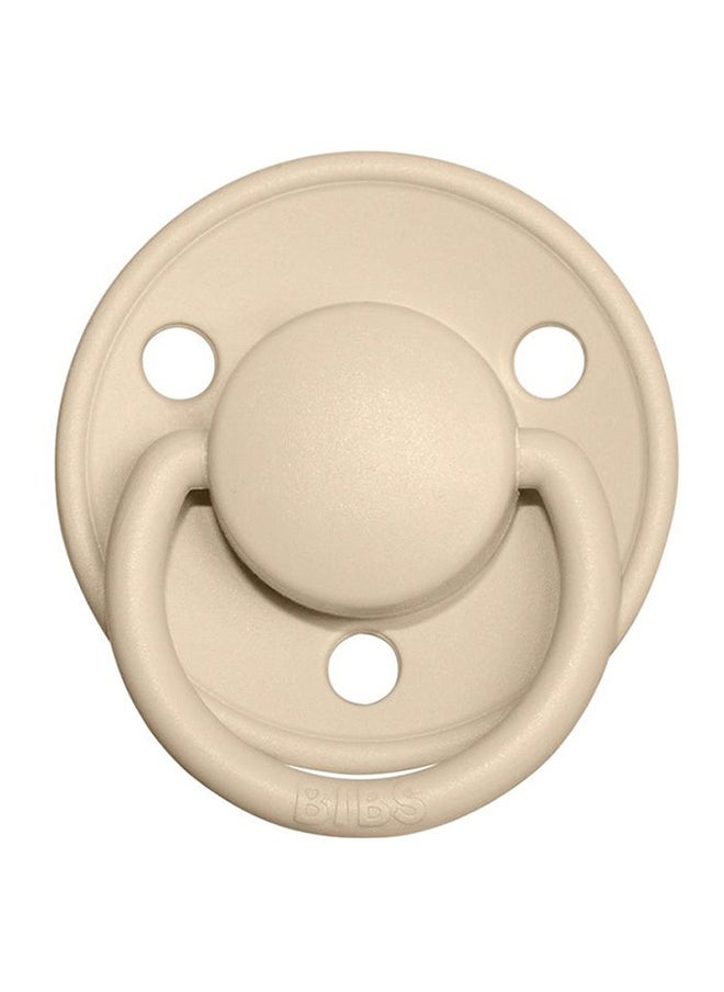 Pacifier DeLux (Latex) Size 1,  Baby 0-6 Months , 1-piece - Vanilla