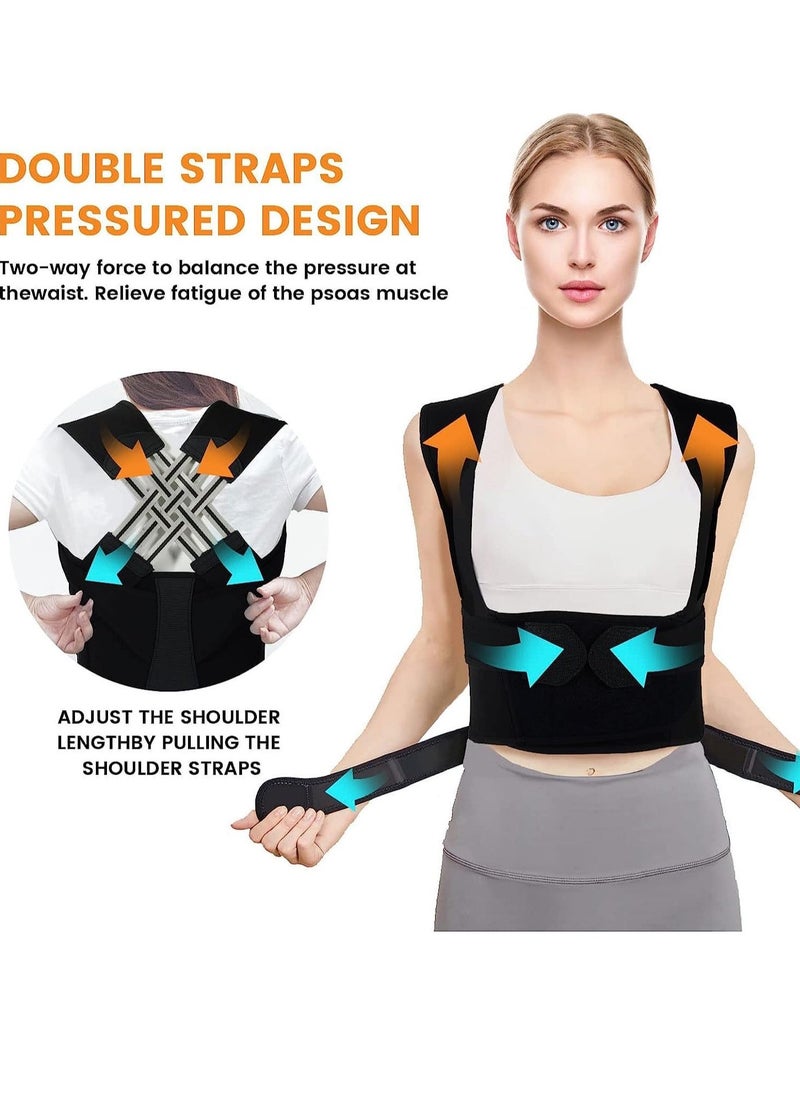 Back Brace And Posture Corrector Support Correction Of Scoliosis Hunchback Used To Improve X-Large Waist 27-33 Inch