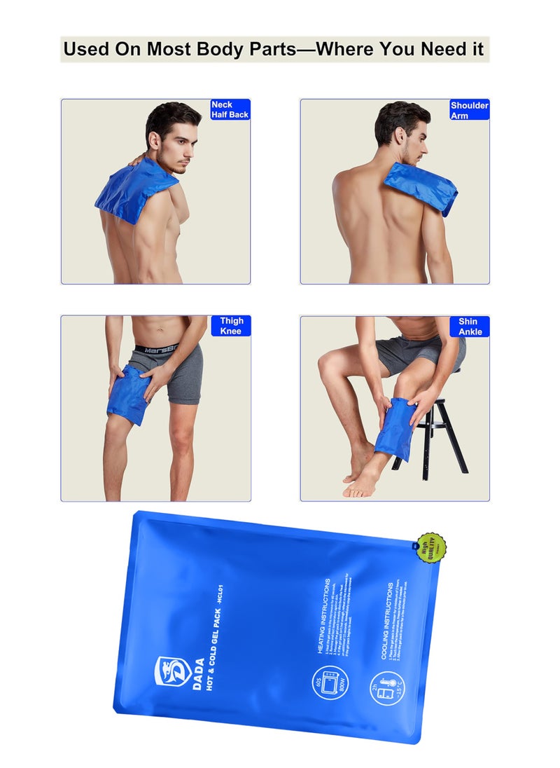 HOT & COLD Gel Compress for Injuries, Swelling, Pain Relief GEL PACK -HCM01