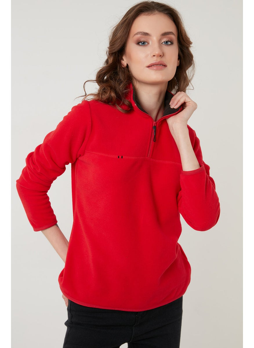 Half Zipper Stand Collar Women's Fleece 5907000