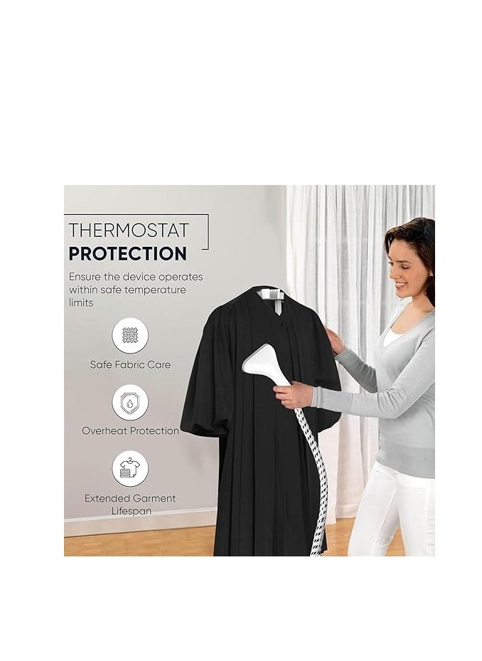 HALEY Garment Steamer 2000W, 2.2L Capacity, Heat Insulated Steam Hose,1-Year Warranty,HY-524 (2.2L)