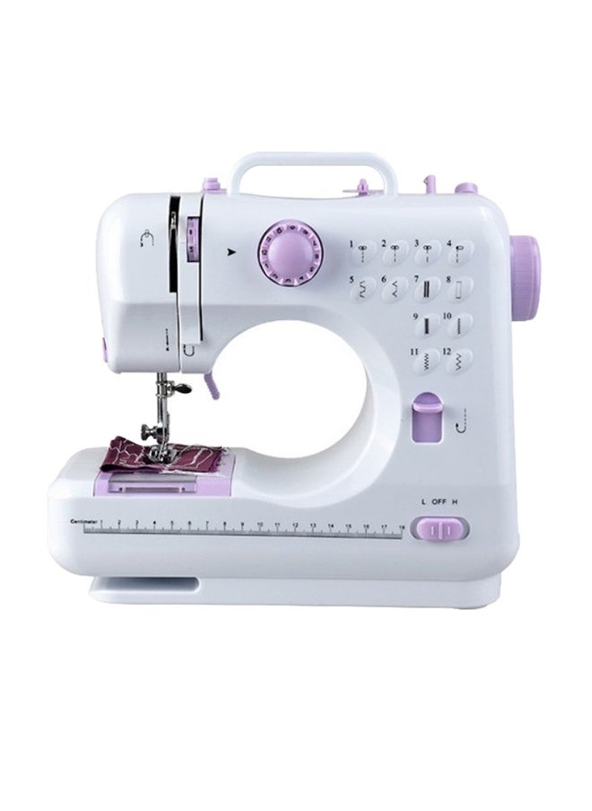 Portable Sewing Machine 984 White/Purple