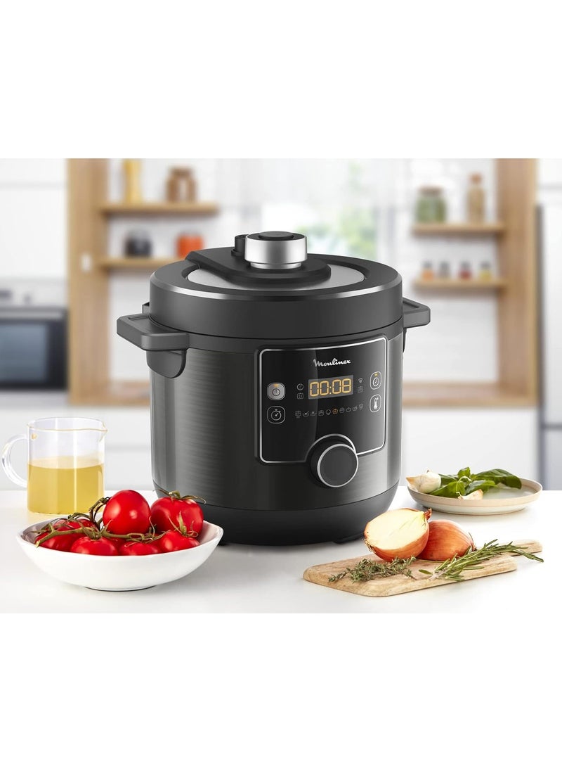 Turbo cuisine 1200W 7.6L – Black Electric pressure cooker