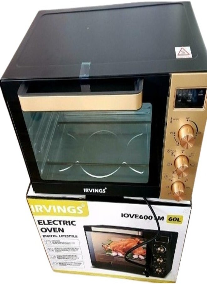 Irvings Electric Oven IOVE600M Black