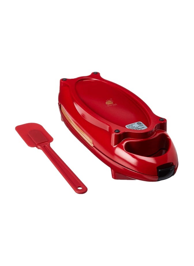 Red Copper 5-Minute Chef Omelette Pan Non-Stick Omlette Maker Egg Cooker That Will Cook Paninis Pancakes Your Favourite Meals in 5 Minutes or Less Easy Clean Grill Plate