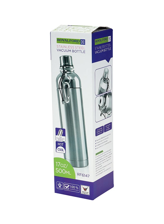 Vaccum Sport Bottle Silver 500ml