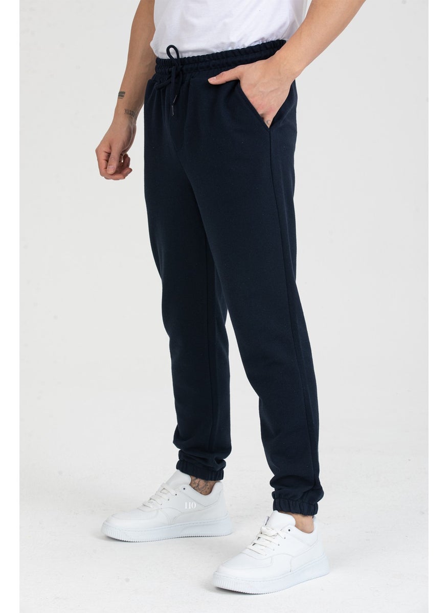 Men's Regular Leg Elastic Pocket Basic Sweatpants