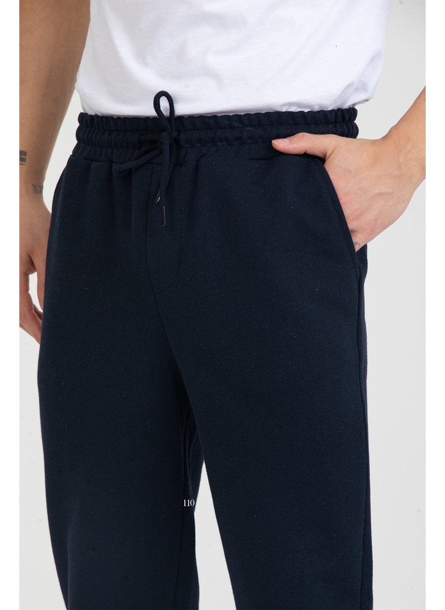 Men's Regular Leg Elastic Pocket Basic Sweatpants