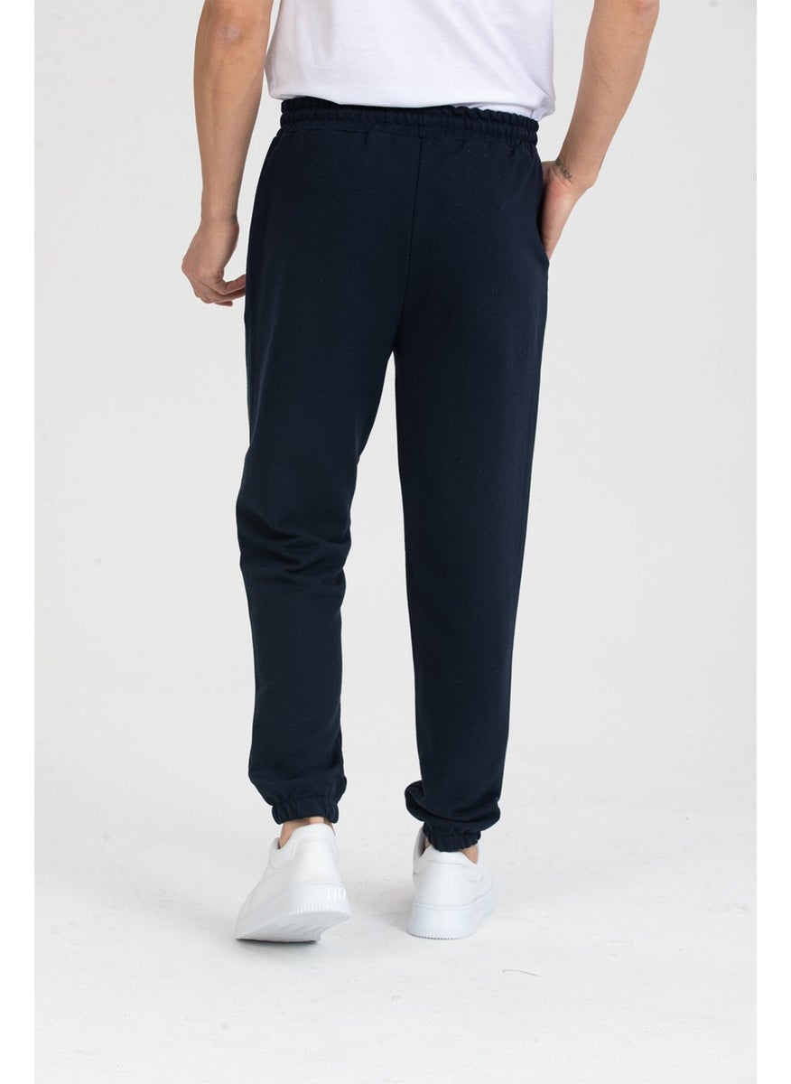 Men's Regular Leg Elastic Pocket Basic Sweatpants