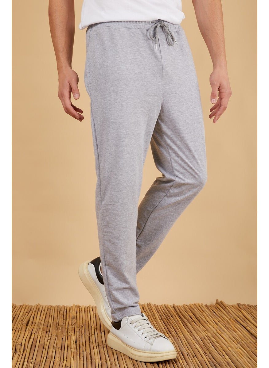Men Regular Fit Straight Leg Basic Sweatpants