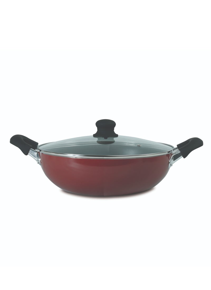 Premium 26cm Nonstick Wok Pan with Lid – Perfect for Healthy Cooking