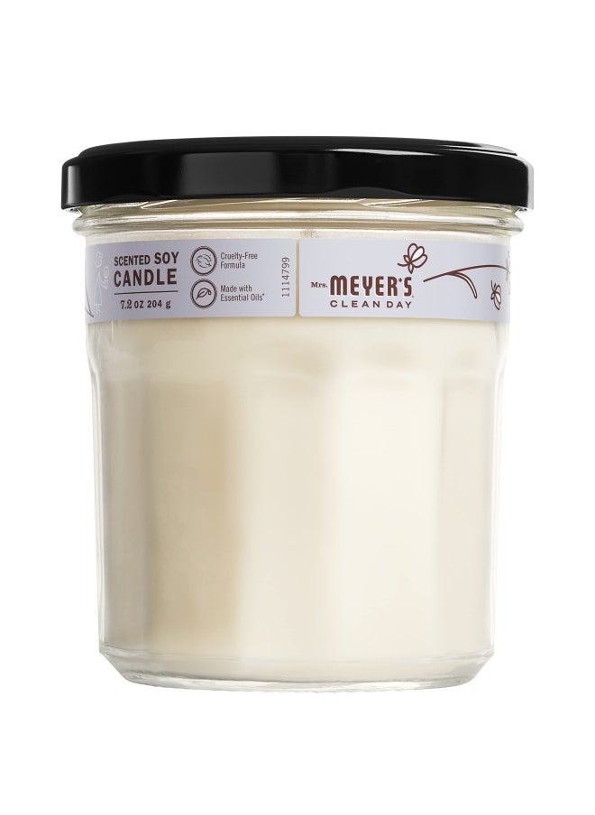 MRS. MEYER'S CLEAN DAY Scented Soy Aromatherapy Candle, 35 Hour Burn Time, Made with Soy Wax, Lavender, 7.2 oz- Pack of 2
