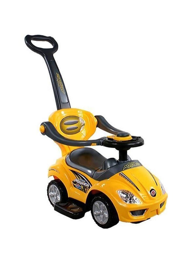 3-In-1 Ride-On Car With Barrier Durable Comfortable Authentic Lightweight 62.5x29.5x34cm