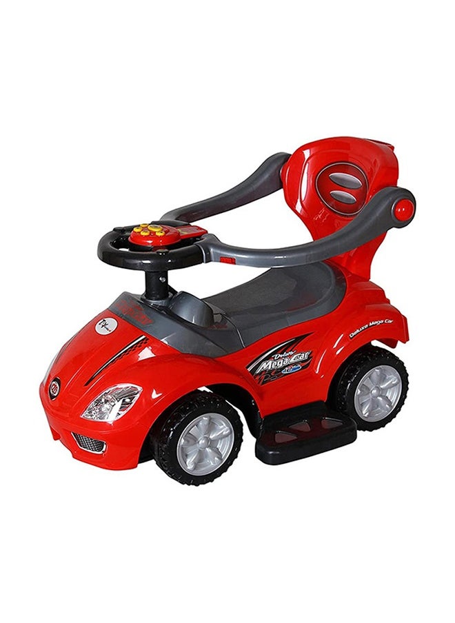 3-In-1 Activity Ride-On Mega Car Comfortable Attractive Premium Quality 62.5x29.5x34cm