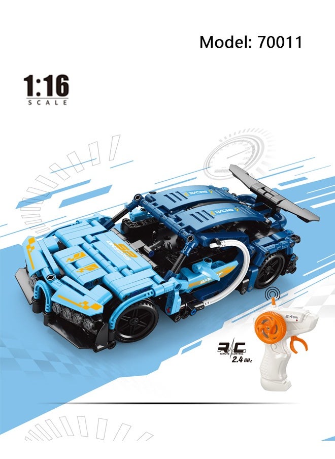 1:16 Sports Car Building Blocks Set , Gift Toy for Boys and Girls 6+ Years Old, Kids Learning and Education