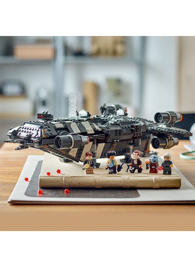 Star Wars: Skeleton Crew The Onyx Cinder Set, Collectible Building Toy For 10+ Year, Includes 5 Character Minifigures (1,324 Pieces)