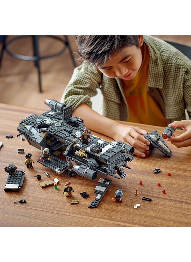 Star Wars: Skeleton Crew The Onyx Cinder Set, Collectible Building Toy For 10+ Year, Includes 5 Character Minifigures (1,324 Pieces)