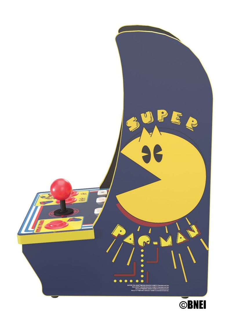 Arcade1Up Super Pac-Man Counter Cades with Lit Marquee and Headphone Jack