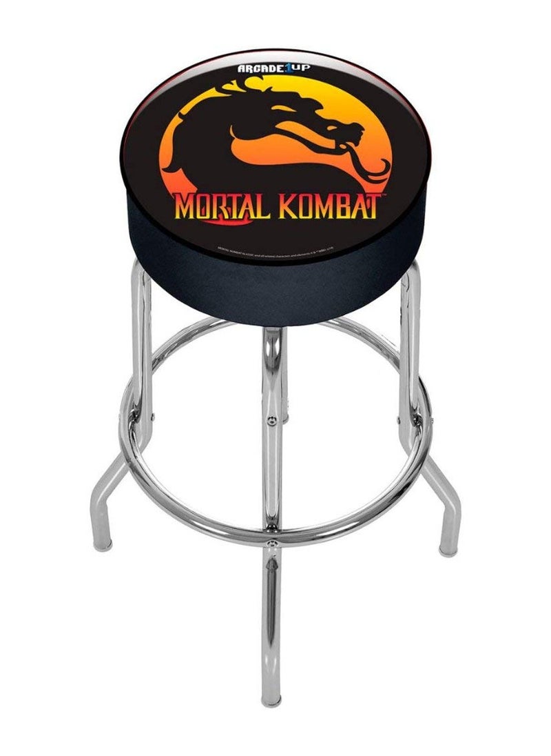 Arcade1Up Mortal Kombat with Light-up Marquee, stool and Riser - Bundle