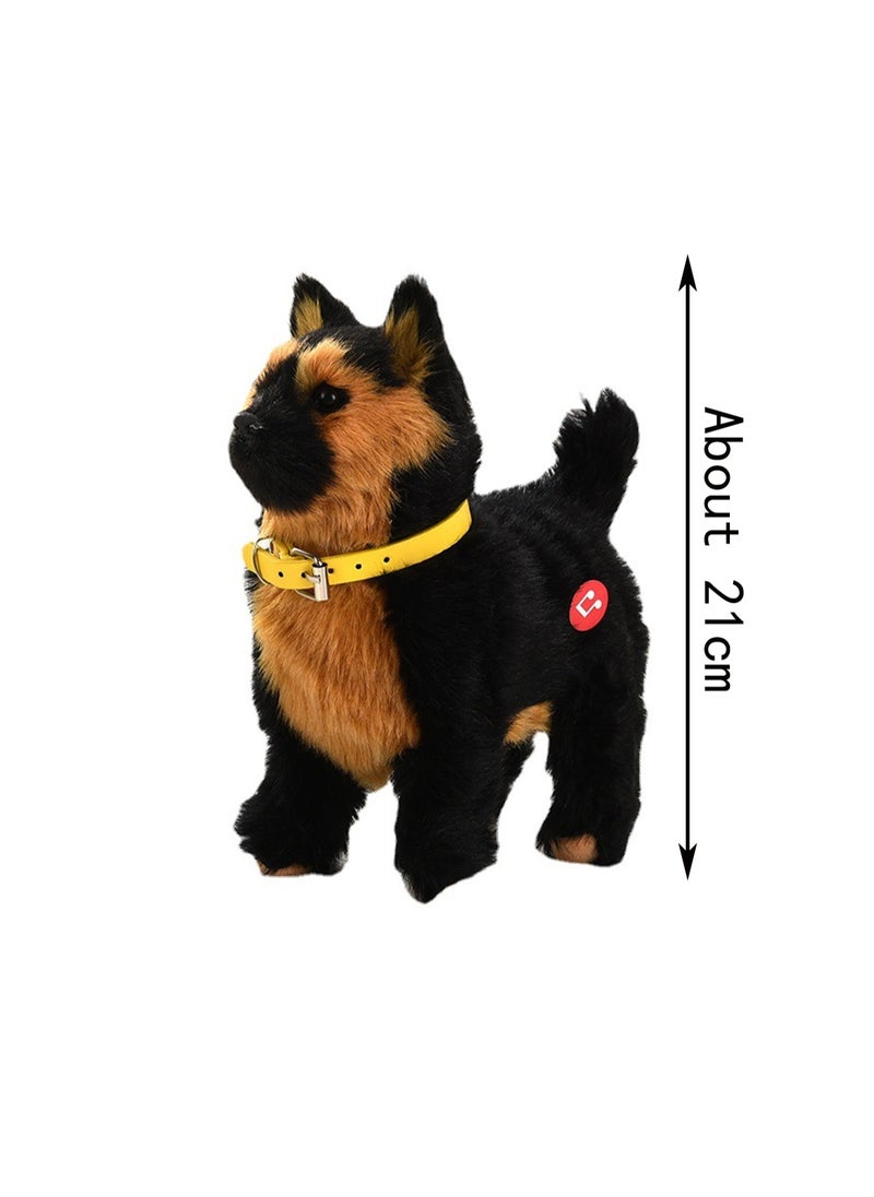 Wolfdog Electronic Dog Plush Toy Machine Simulates Barking, Can Walk, Plush Interactive Toy Suitable For Children And Babies