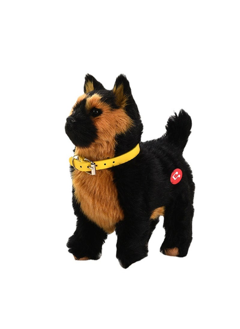 Wolfdog Electronic Dog Plush Toy Machine Simulates Barking, Can Walk, Plush Interactive Toy Suitable For Children And Babies