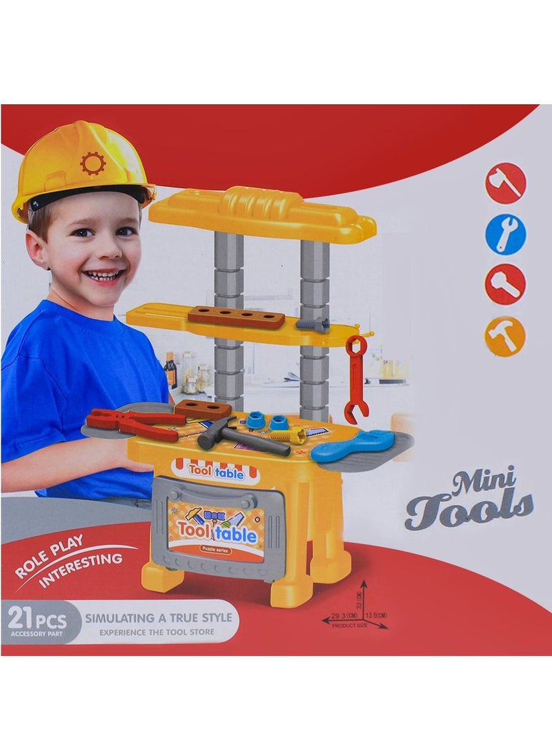 Tools Engineer Set, 21 Pieces, for Ages 3+