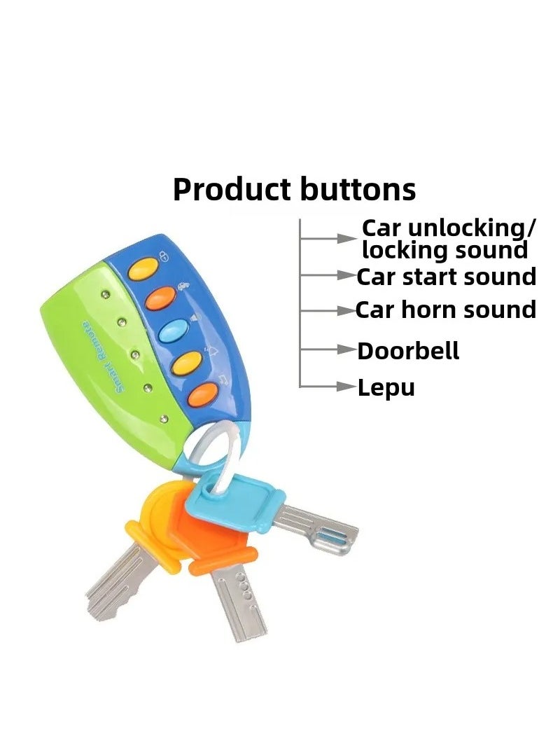 Simulation car key remote control, early education educational children's toys