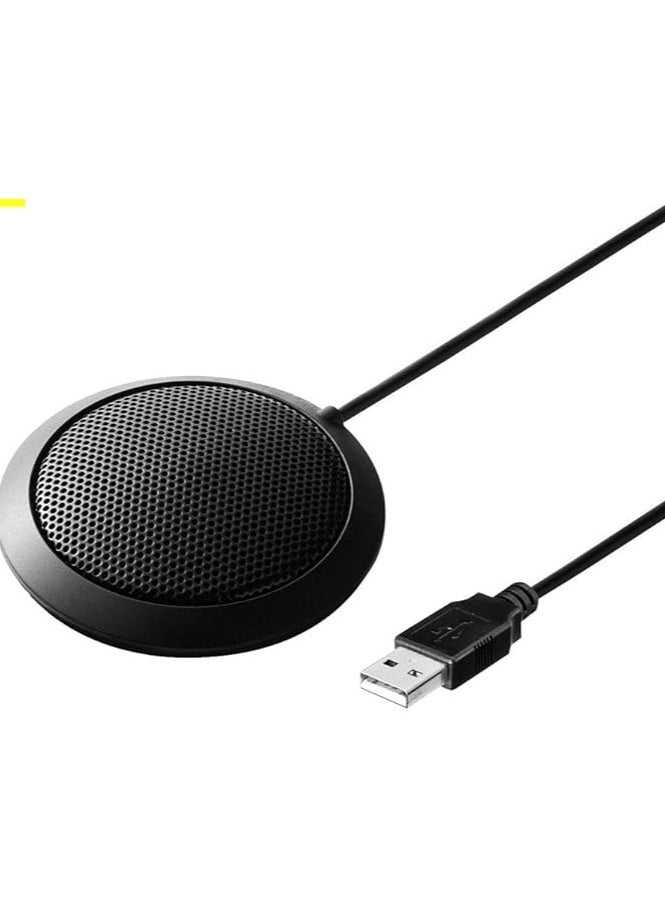 Microphone Omnidirectional Condenser Mic USB Connector for Meeting Business Conference Desktop Computer