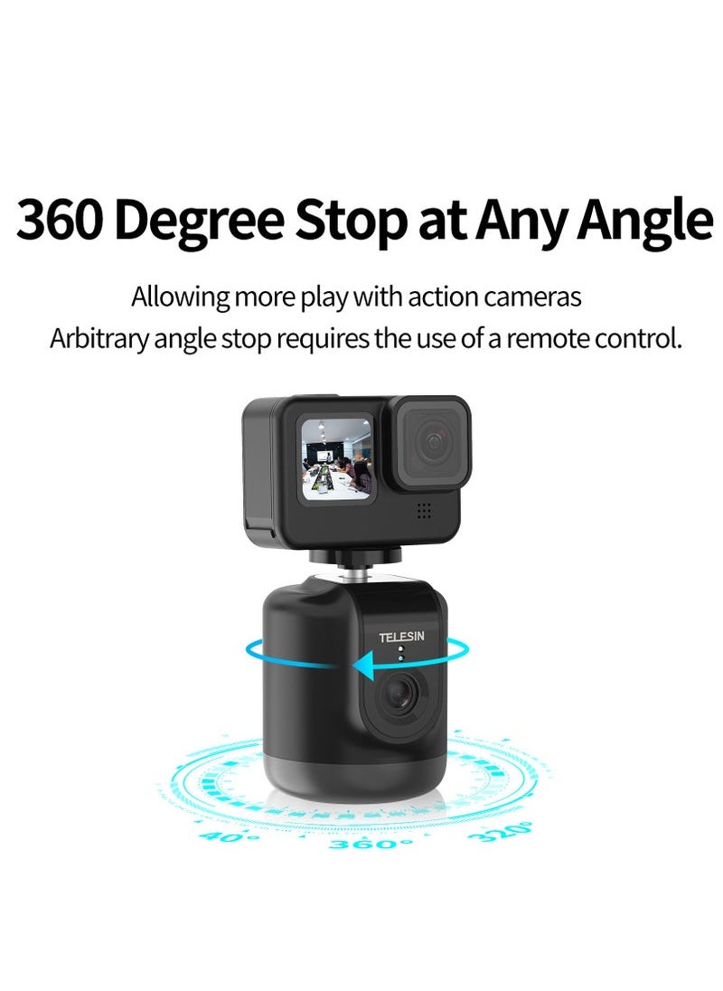 Smart Shooting Gimbal Selfie 360° Auto Object Tracking For GoPro Insta360 Osmo Action Smartphone Camera Vlog Live