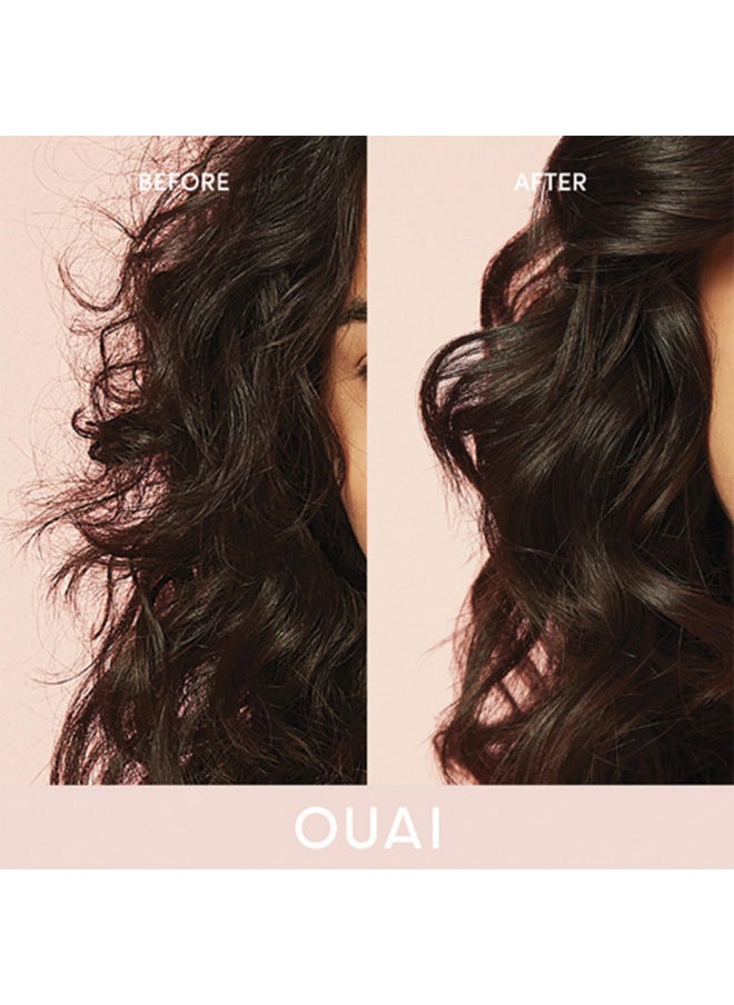 OUAI Anti Frizz Cream - Moisturizing Hair Cream with Frizz Control & Heat Protection - Provides Lasting Hydration with Jackfruit & Beetroot Extract - Paraben, Phthalate & Sulfate Free (6 oz)