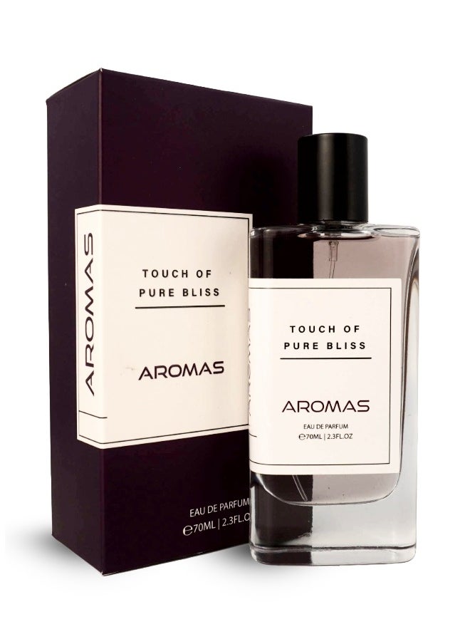 Aromas Touch of Pure Bliss Perfume - Unisex Eau de Parfum Spray Long Lasting Luxurious Fragnance Perfume for Men and Women (70ml)