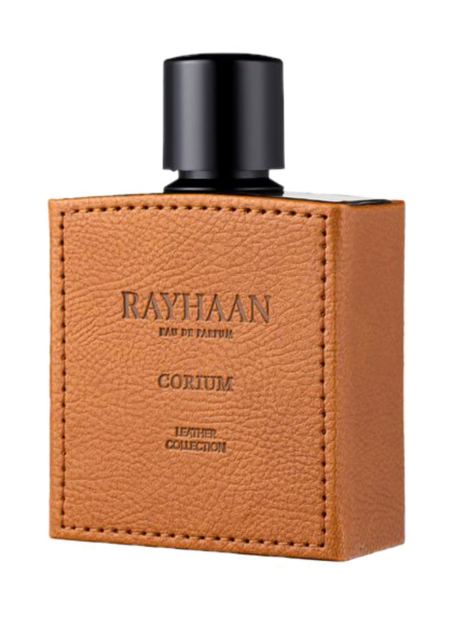 Corium Eau De Parfum – Intense and Masculine Fragrance | Chestnut, Leather, and Oud Notes – Long-Lasting Perfume for Men – 100ml
